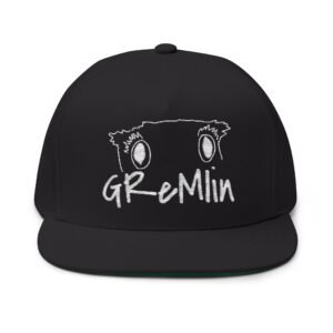 Gremlin Flat Bill Cap — Embroidered